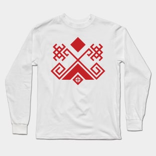 Bulgarian folk motifs Long Sleeve T-Shirt